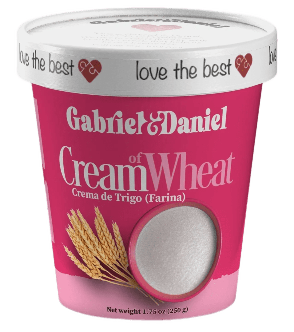 Gabriel and Daniel Cream of wheet